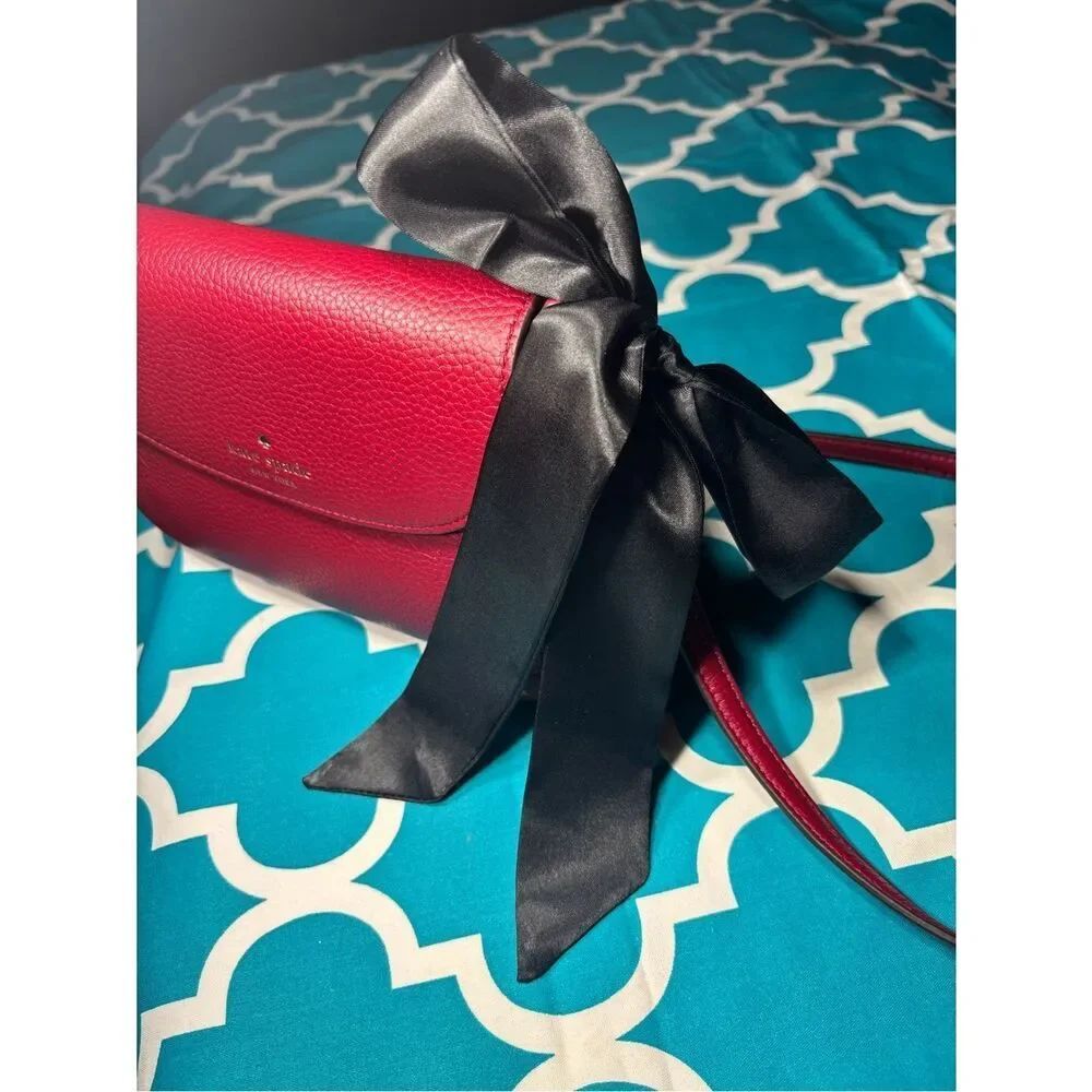 New Twilly Black Satin Skinny Scarf Classic Neck Accessory Purse Bag 1.5” x 40”
